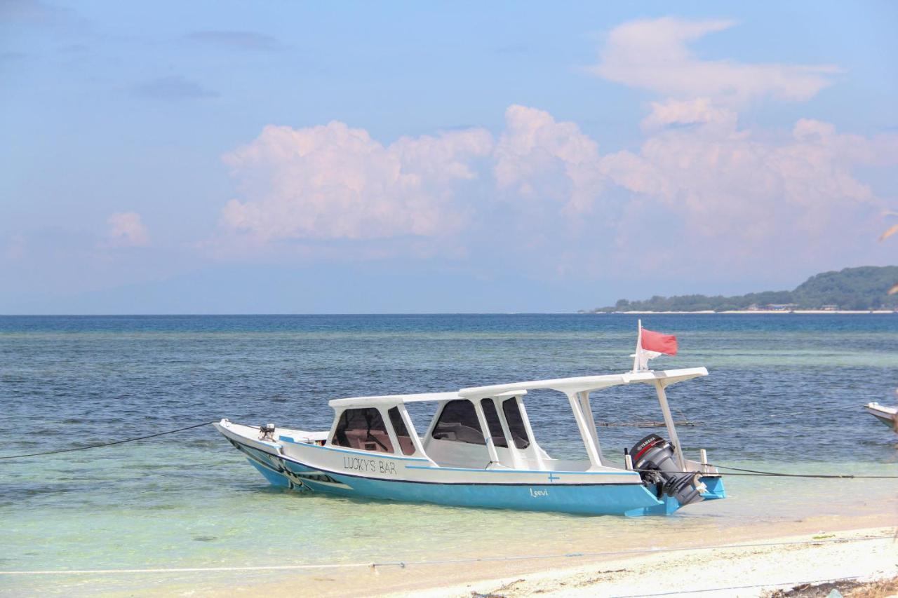Lucky'S Hostel Gili Air Kültér fotó